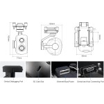 Foxtech EH314 TIR 14x EO IR Zoom ottico 360 grado infinito oggetto rotante di tracciamento UAV Gimbal Camera Mapping sondaggio salvataggio